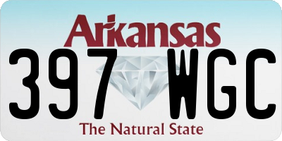 AR license plate 397WGC
