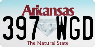 AR license plate 397WGD