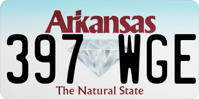AR license plate 397WGE