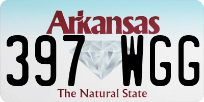 AR license plate 397WGG