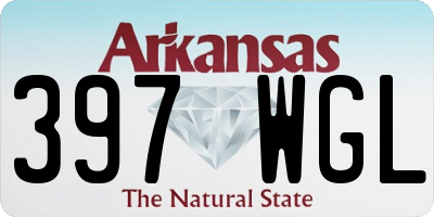AR license plate 397WGL