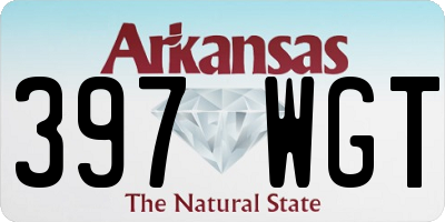 AR license plate 397WGT