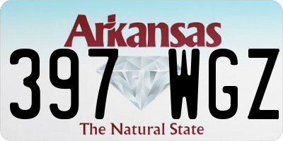 AR license plate 397WGZ