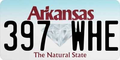 AR license plate 397WHE