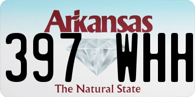AR license plate 397WHH