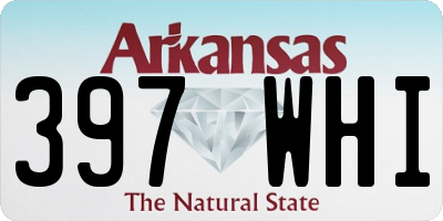 AR license plate 397WHI