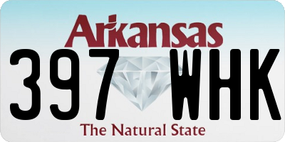 AR license plate 397WHK