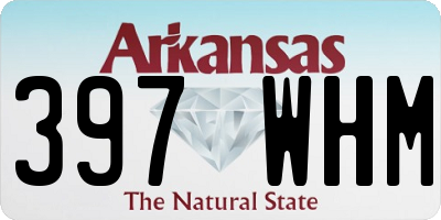 AR license plate 397WHM