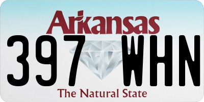 AR license plate 397WHN