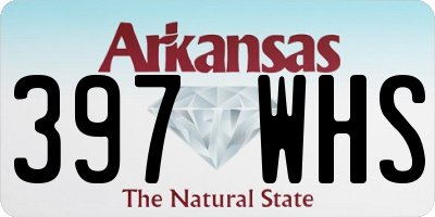 AR license plate 397WHS