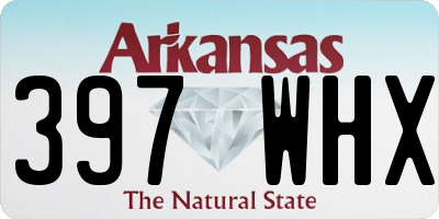 AR license plate 397WHX