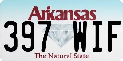 AR license plate 397WIF