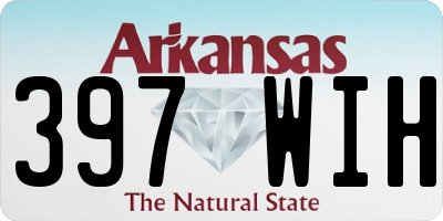 AR license plate 397WIH