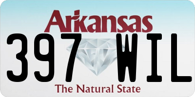 AR license plate 397WIL