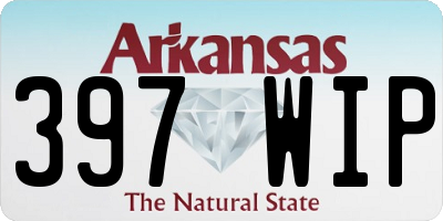 AR license plate 397WIP