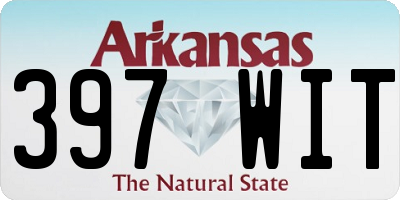 AR license plate 397WIT