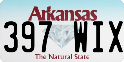 AR license plate 397WIX