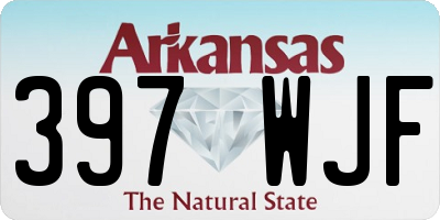 AR license plate 397WJF