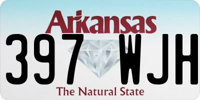 AR license plate 397WJH