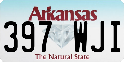AR license plate 397WJI