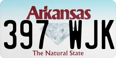 AR license plate 397WJK