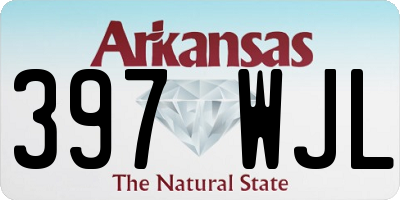 AR license plate 397WJL