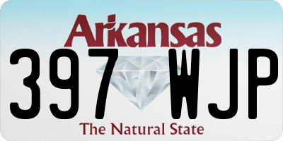 AR license plate 397WJP
