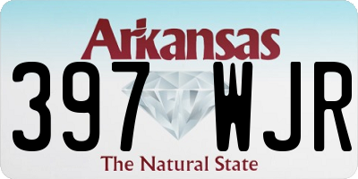 AR license plate 397WJR