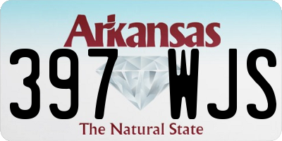 AR license plate 397WJS