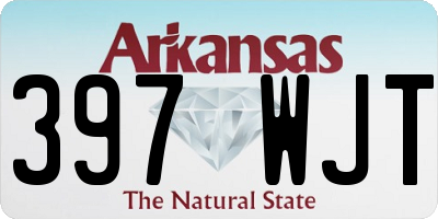 AR license plate 397WJT