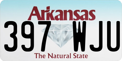 AR license plate 397WJU