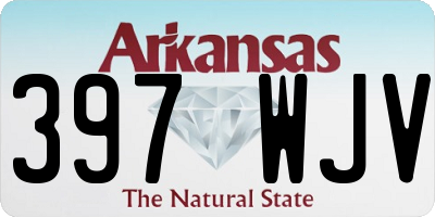 AR license plate 397WJV