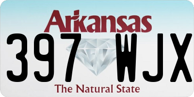 AR license plate 397WJX