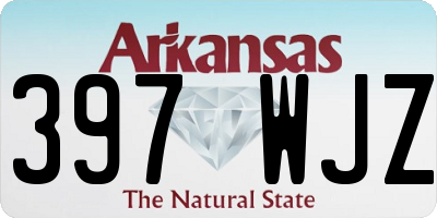 AR license plate 397WJZ