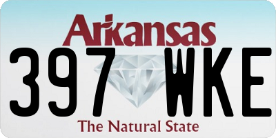 AR license plate 397WKE