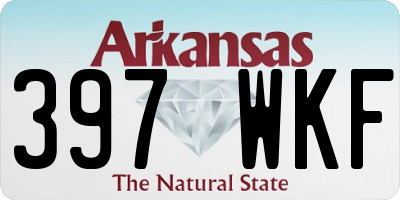 AR license plate 397WKF