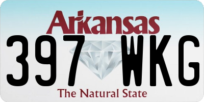 AR license plate 397WKG