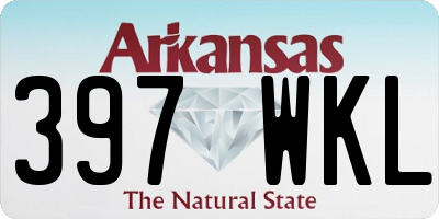 AR license plate 397WKL