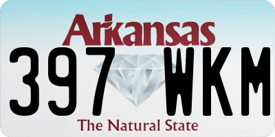 AR license plate 397WKM