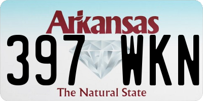 AR license plate 397WKN