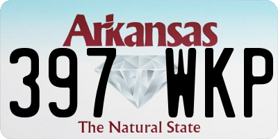 AR license plate 397WKP