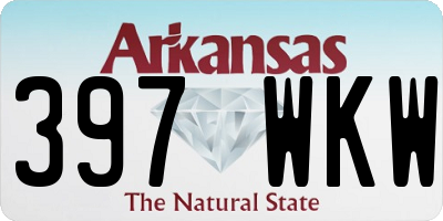 AR license plate 397WKW