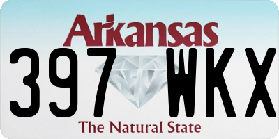 AR license plate 397WKX