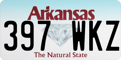 AR license plate 397WKZ