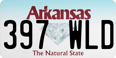 AR license plate 397WLD