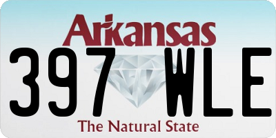 AR license plate 397WLE