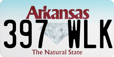 AR license plate 397WLK