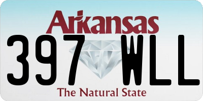 AR license plate 397WLL