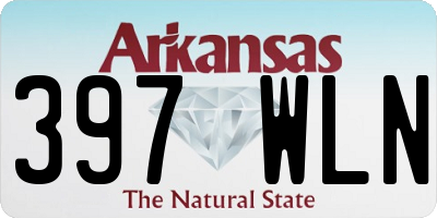 AR license plate 397WLN