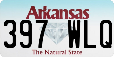 AR license plate 397WLQ